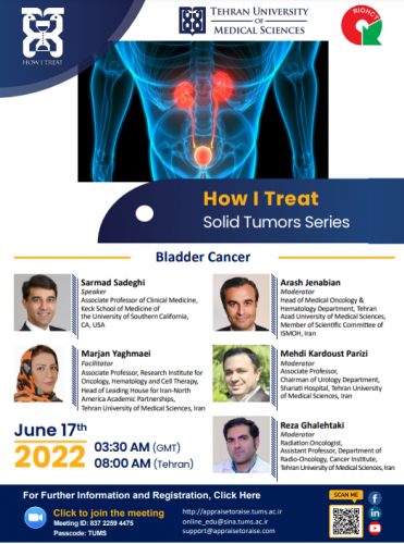 " Specialized Webinar How I Treat Solid Tumors Untitled :" Bladder Cancer